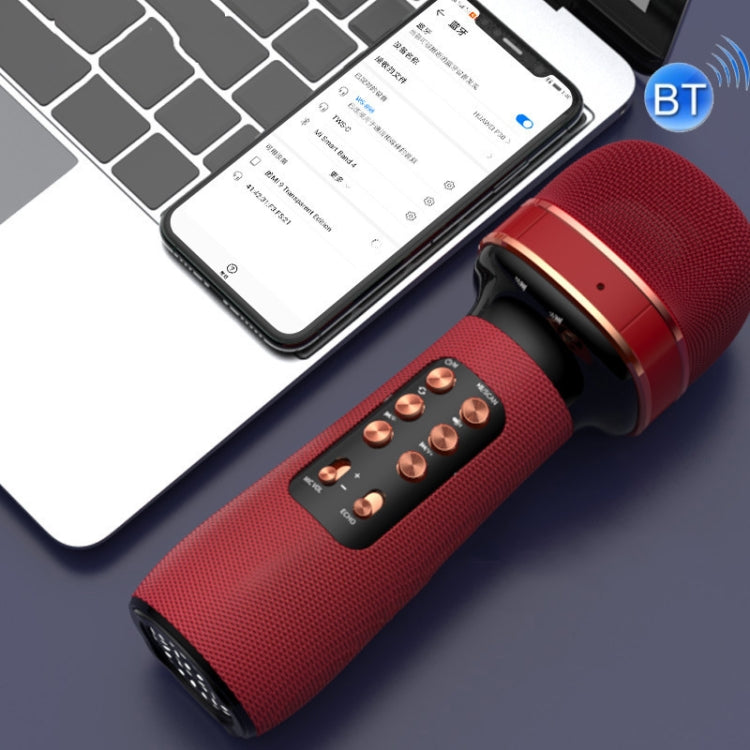 Microfono Bluetooth wireless live WS898 con funzione audio, Pink, Red, Blue, Black
