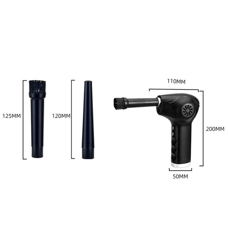 Spolverino per tastiera per computer portatile USB ad alta potenza WD-1819, capacità della batteria:, 6000mAh (Black), 10000mAh (Black)