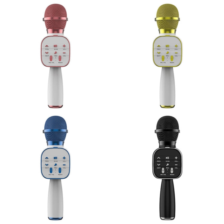 Microfono Bluetooth wireless live DS813, Pink, Yellow, Blue, Black