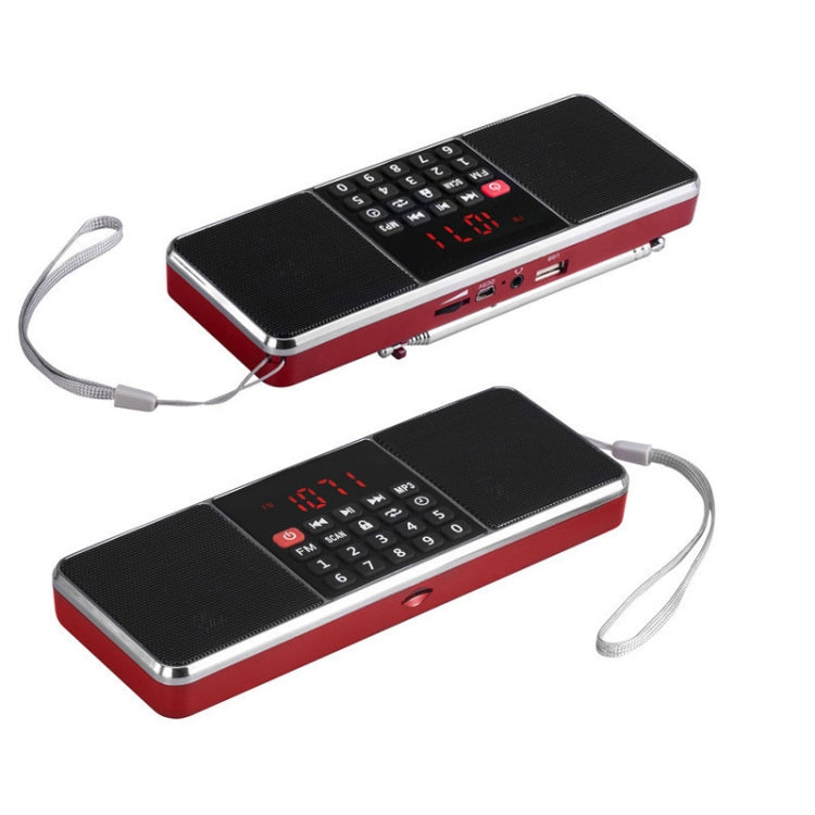 Doppio altoparlante Radio Lettore MP3 Supporto TF Card/U Disco con display a LED, L-288FM, L-288AM Bluetooth