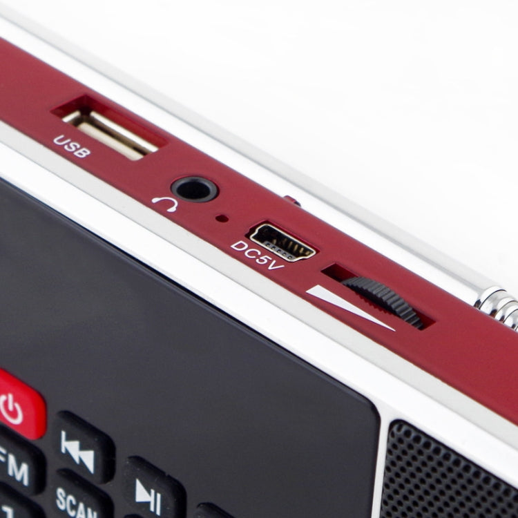Doppio altoparlante Radio Lettore MP3 Supporto TF Card/U Disco con display a LED, L-288FM, L-288AM Bluetooth