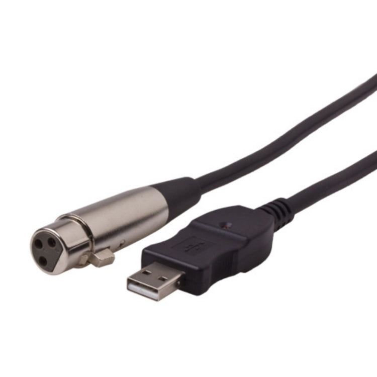Connessione microfono da 3 m Cavo per computer da USB a XLR