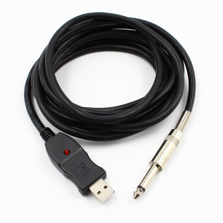 Cavo di collegamento per chitarra per computer direttamente privo di rumore USB da 3 m