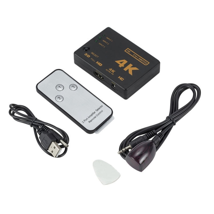 Commutatore HDMI 4K 3 in 1 con telecomando, 5 PCS/Set
