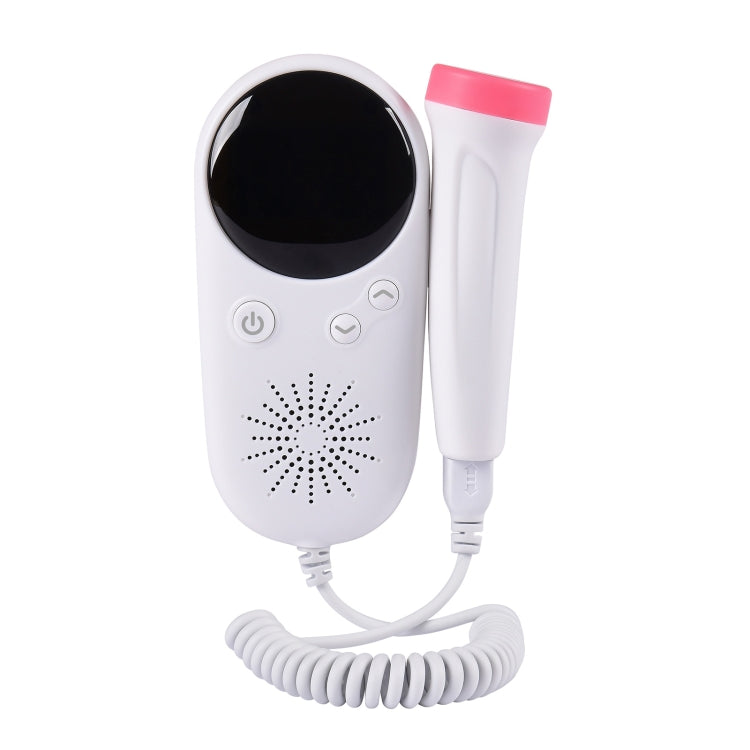 W8-25 Doppler della frequenza cardiaca fetale Monitor del battito cardiaco domestico alimentato a batteria