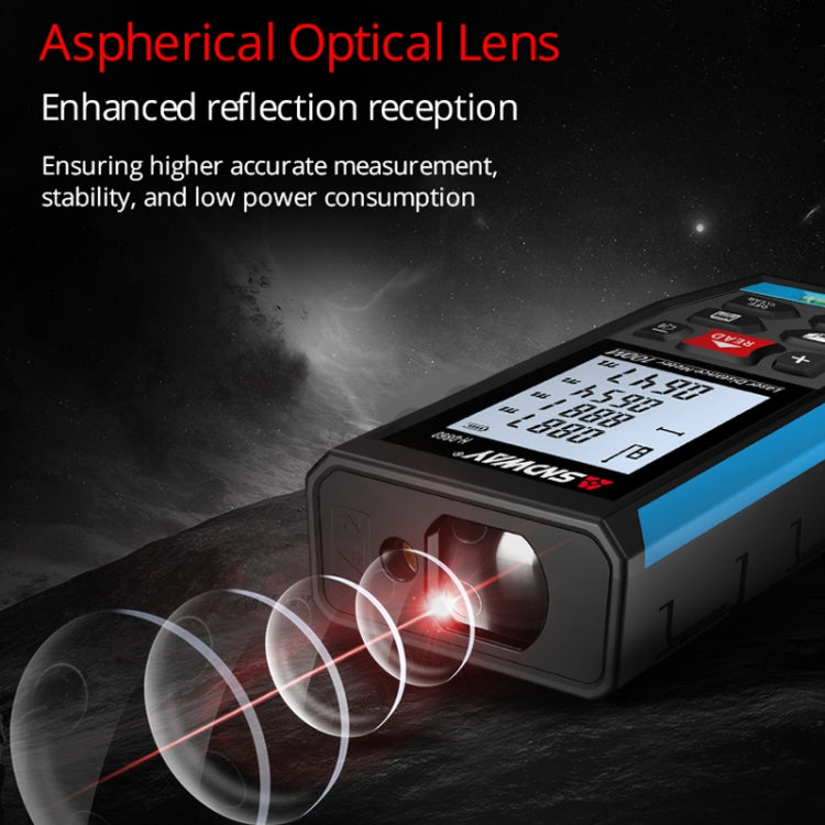 Telemetro laser portatile Strumento di misurazione a infrarossi, SNDWAY H-D510A, SNDWAY H-D710A, SNDWAY H-D100A, SNDWAY H-D120A