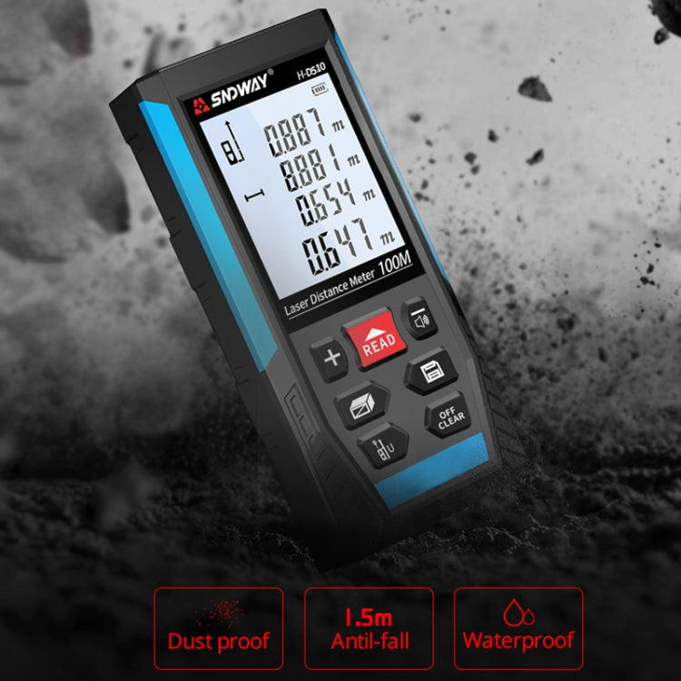 Telemetro laser portatile Strumento di misurazione a infrarossi, SNDWAY H-D510A, SNDWAY H-D710A, SNDWAY H-D100A, SNDWAY H-D120A
