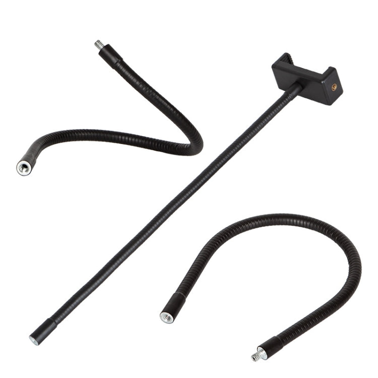 Accessori per treppiede per tubo di prolunga per staffa per trasmissione in diretta da 40 cm, stile:, Only Hose, Hose + PTZ, Hose+PTZ+Phone Clip, Hose+PTZ+Rotatable Phone Clip