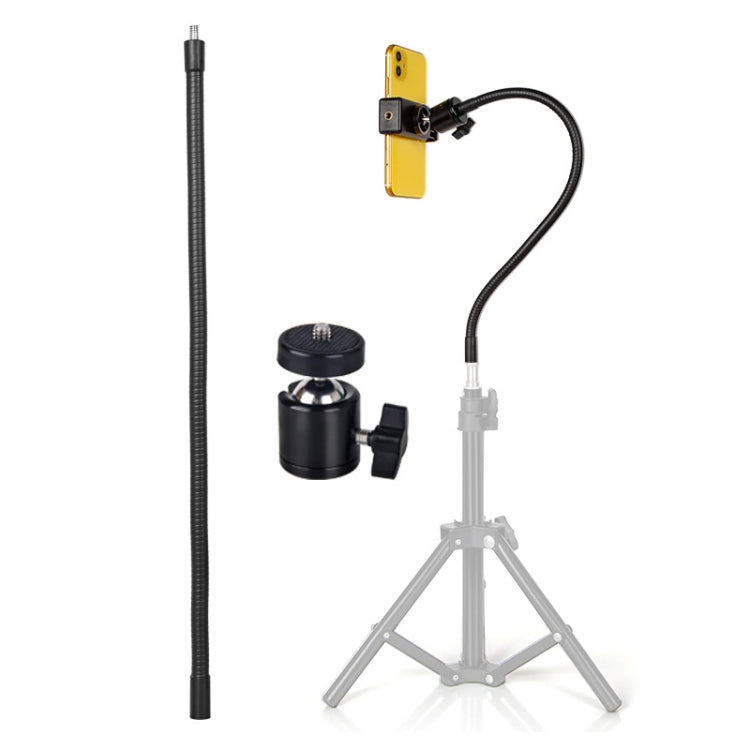 Accessori per treppiede per tubo di prolunga per staffa per trasmissione in diretta da 40 cm, stile:, Only Hose, Hose + PTZ, Hose+PTZ+Phone Clip, Hose+PTZ+Rotatable Phone Clip