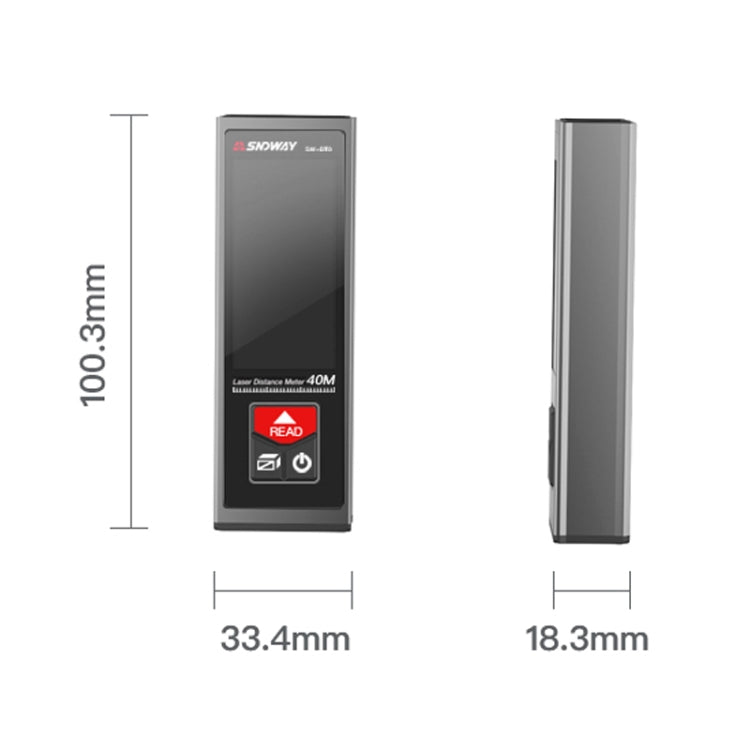 Righello di misurazione a infrarossi per telemetro laser SNDWAY, stile:, 40m Precision Version, 50m Precision Version, 60m Precision Version, 40m Bluetooth Version, 50m Bluetooth Version, 60m Bluetooth Version