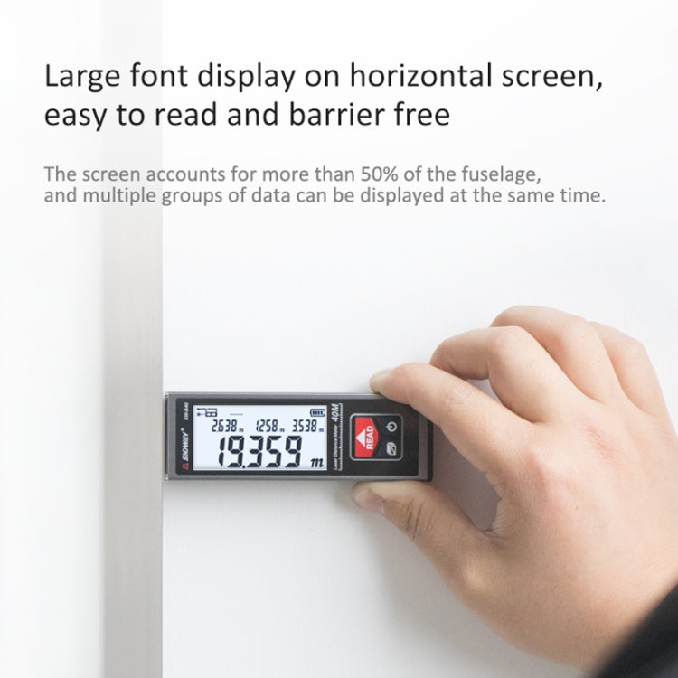 Righello di misurazione a infrarossi per telemetro laser SNDWAY, stile:, 40m Precision Version, 50m Precision Version, 60m Precision Version, 40m Bluetooth Version, 50m Bluetooth Version, 60m Bluetooth Version