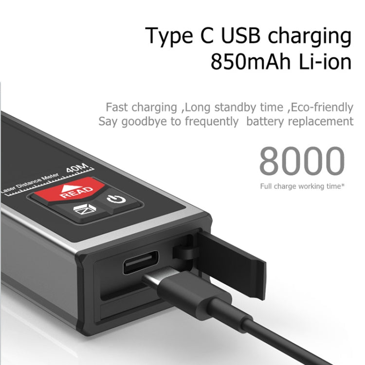 Righello di misurazione a infrarossi per telemetro laser SNDWAY, stile:, 40m Precision Version, 50m Precision Version, 60m Precision Version, 40m Bluetooth Version, 50m Bluetooth Version, 60m Bluetooth Version