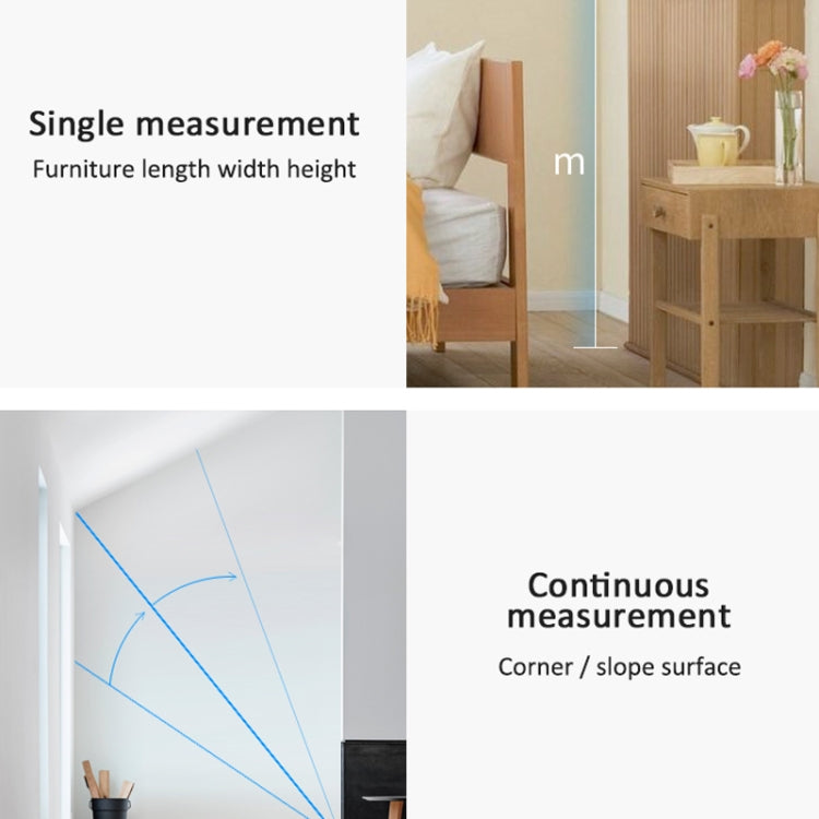 Righello di misurazione a infrarossi per telemetro laser SNDWAY, stile:, 40m Precision Version, 50m Precision Version, 60m Precision Version, 40m Bluetooth Version, 50m Bluetooth Version, 60m Bluetooth Version