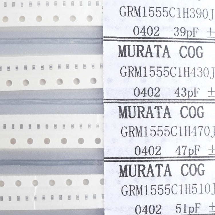 0402 Campione di componenti elettronici per condensatori SMD