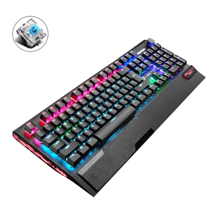 LANGTU K1000 104 Tasti Gioco Tastiera cablata portatile USB luminosa, lunghezza cavo: 1,5 m