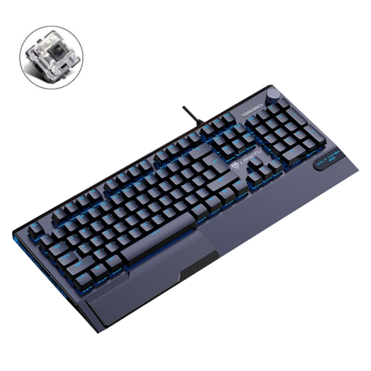 LANGTU K1000 104 Tasti Gioco Tastiera cablata portatile USB luminosa, lunghezza cavo: 1,5 m