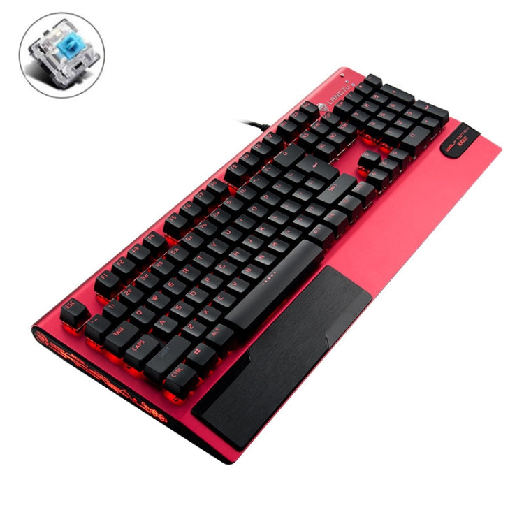 LANGTU K1000 104 Tasti Gioco Tastiera cablata portatile USB luminosa, lunghezza cavo: 1,5 m