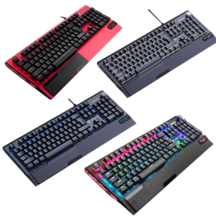 LANGTU K1000 104 Tasti Gioco Tastiera cablata portatile USB luminosa, lunghezza cavo: 1,5 m