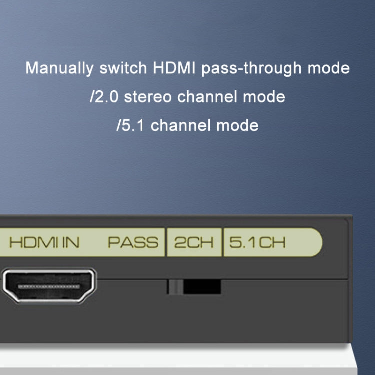 Splitter audio da HDMI a ottico HD 4K