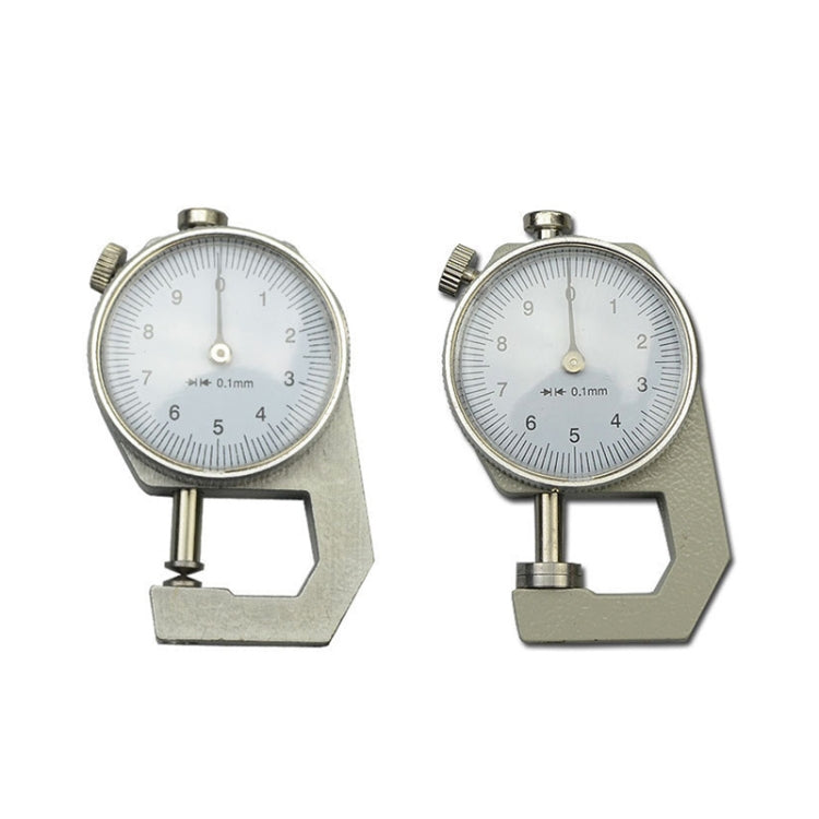 Tester del misuratore di spessore della carta del cuoio del misuratore di spessore del quadrante 0-10mm, Flat Head, Pointed Head