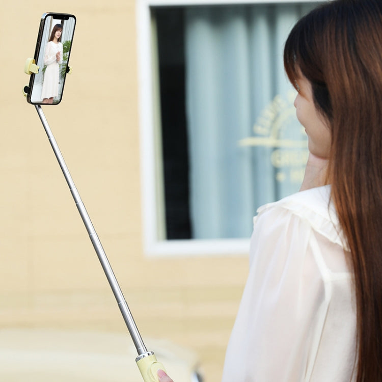 Rinforzo integrato Keel Live Desktop Bluetooth Mobile Selfie Stick, Black, Youth Green, China Red, Lemon Yellow