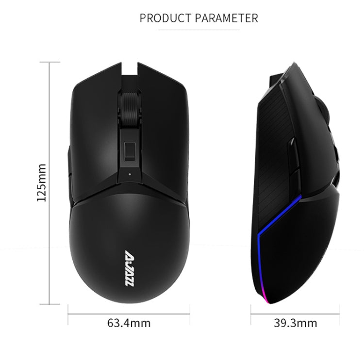 Ajazz I309Pro 1600 DPI 8 Tasti Dual Mode Gaming Mouse Wireless Bluetooth