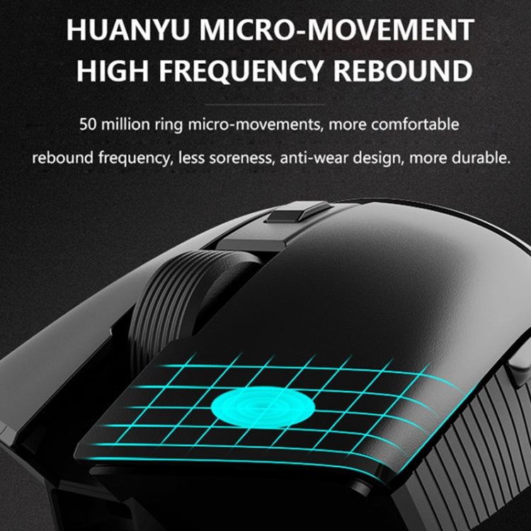 Ajazz I309Pro 1600 DPI 8 Tasti Dual Mode Gaming Mouse Wireless Bluetooth