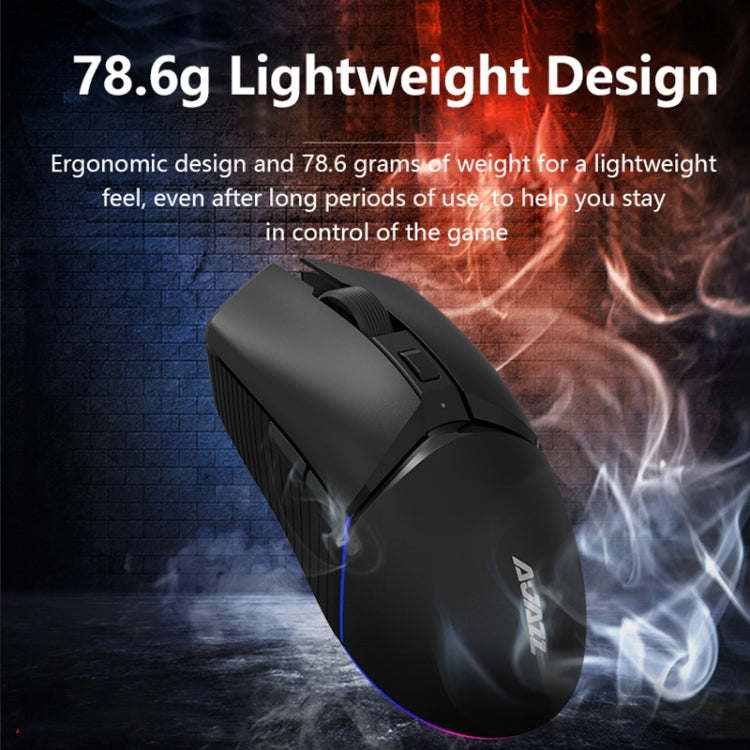Ajazz I309Pro 1600 DPI 8 Tasti Dual Mode Gaming Mouse Wireless Bluetooth