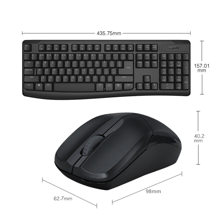 Le migliori offerte per Rapoo X1800PRO 104 Keys Waterproof Multimedia Wireless Keyboard Mouse Set sono su ✓ Confronta prezzi e caratteristiche di prodotti nuovi e usati ✓ Molti articoli con consegna gratis!, Black, White