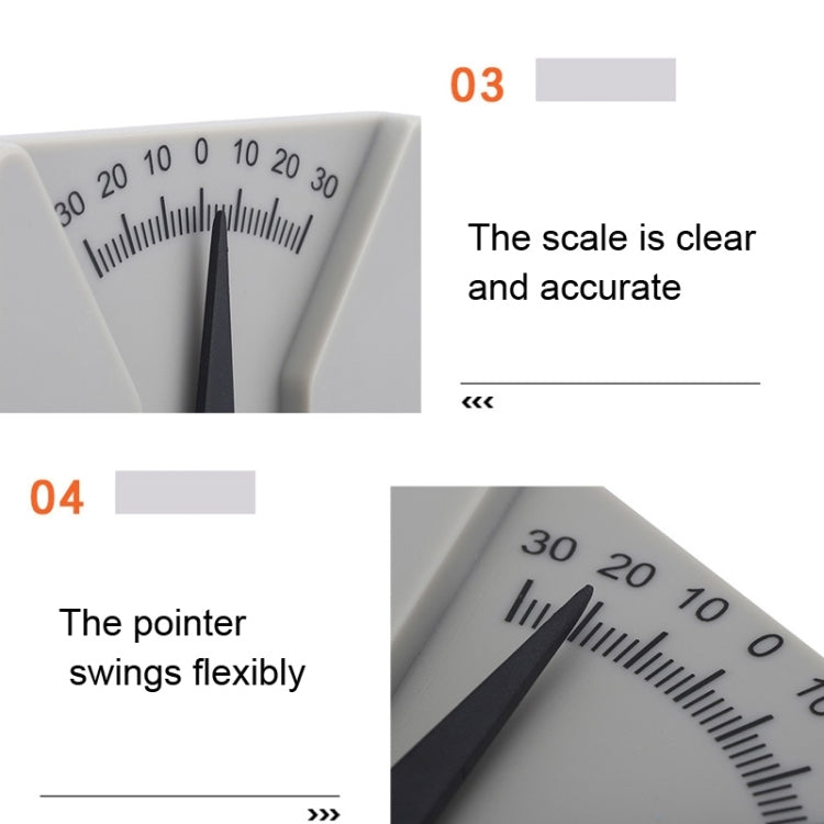 Goniometro per piastra di inclinazione del righello dell'angolo di misurazione degli occhiali, Plate Protractor