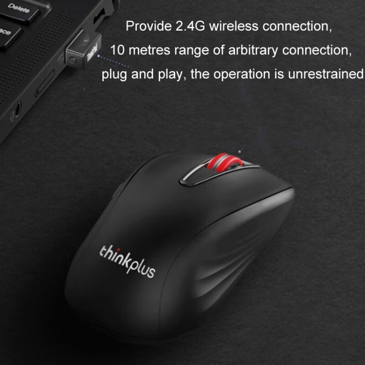 Mouse wireless da ufficio Lenovo Thinkplus ad alta precisione dal design ergonomico, Gaming Mice