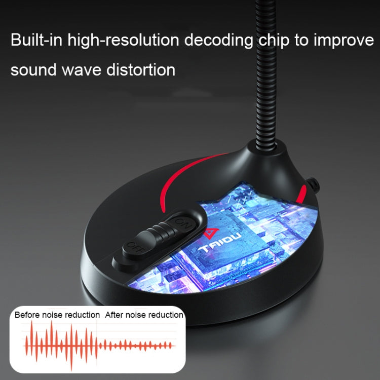 F12 Microfono da tavolo per riunioni con tubo metallico, specifiche:, 3.5 Version (Black), 3.5 Version (White), USB Version (Black)