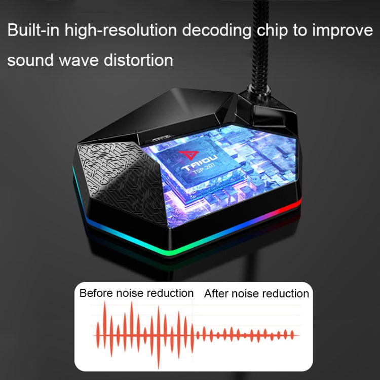 Microfono da tavolo per riunioni con tubo in metallo, specifiche:, 3.5 Version (Black), USB Version (Black)