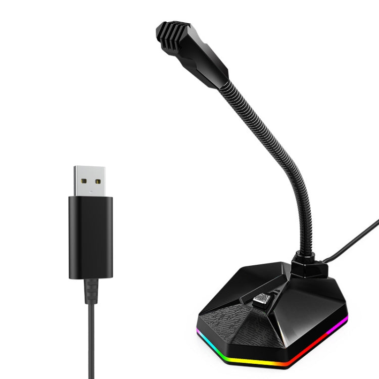 Microfono da tavolo per riunioni con tubo in metallo, specifiche:, 3.5 Version (Black), USB Version (Black)