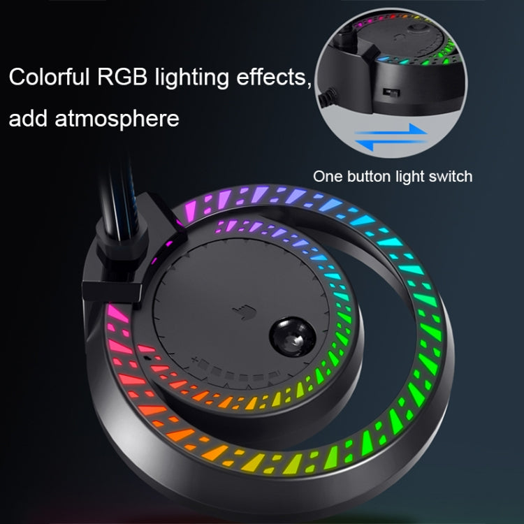 Effetto di illuminazione RGB Microfono da tavolo per computer