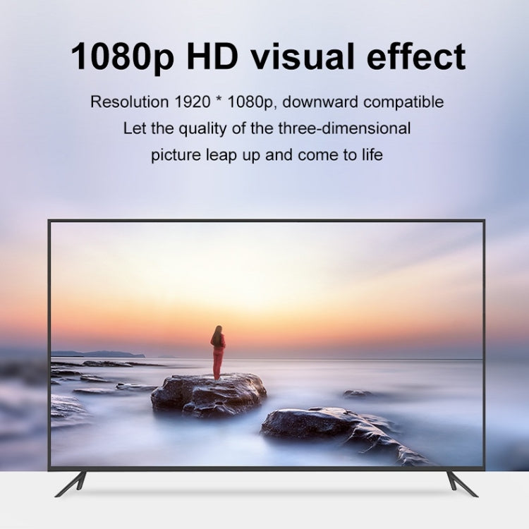 HDMI femmina a VGA maschio con adattatore audio Monitor per computer Convertitore per proiettore TV, White, Gold, Black