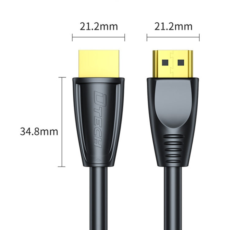 Cavo di collegamento DTECH HDMI 2.0 HD Cavo di collegamento TV per computer 4K 60Hz, 0.75m, 1m, 2m, 1.5m, 3m, 5m, 8m, 10m, 15m, 20m