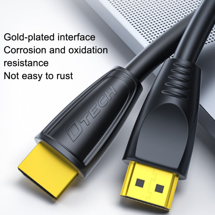 Cavo di collegamento DTECH HDMI 2.0 HD Cavo di collegamento TV per computer 4K 60Hz, 0.75m, 1m, 2m, 1.5m, 3m, 5m, 8m, 10m, 15m, 20m