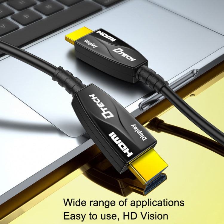 DTECH HDMI 2.0 Versione Fibra Ottica Linea 4K 60Hz Cablaggio ingegneria TV grande schermo, Lunghezza:, 2m, 5m, 10m, 15m, 20m, 25m, 30m, 35m, 40m, 50m, 60m, 70m, 80m, 90m, 100m