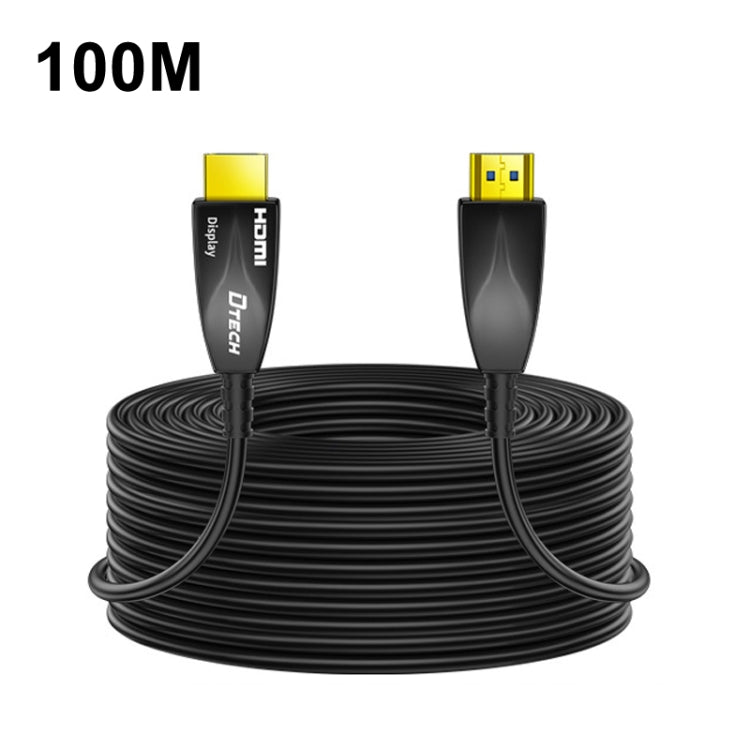 DTECH HDMI 2.0 Versione Fibra Ottica Linea 4K 60Hz Cablaggio ingegneria TV grande schermo, Lunghezza:, 2m, 5m, 10m, 15m, 20m, 25m, 30m, 35m, 40m, 50m, 60m, 70m, 80m, 90m, 100m