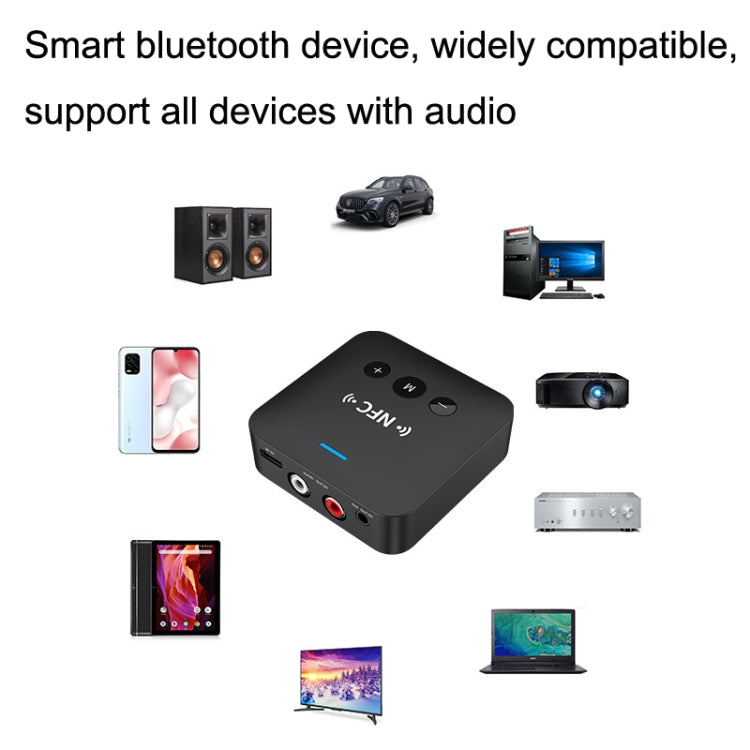AFK-A10 Ricevitore Bluetooth NFC Trasmettitore Ricevitore altoparlante per auto AUX
