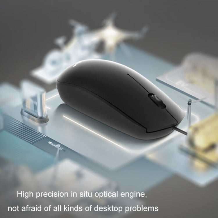 Set tastiera e mouse da ufficio cablati USB Lenovo Thinkplus, KM130 Pro