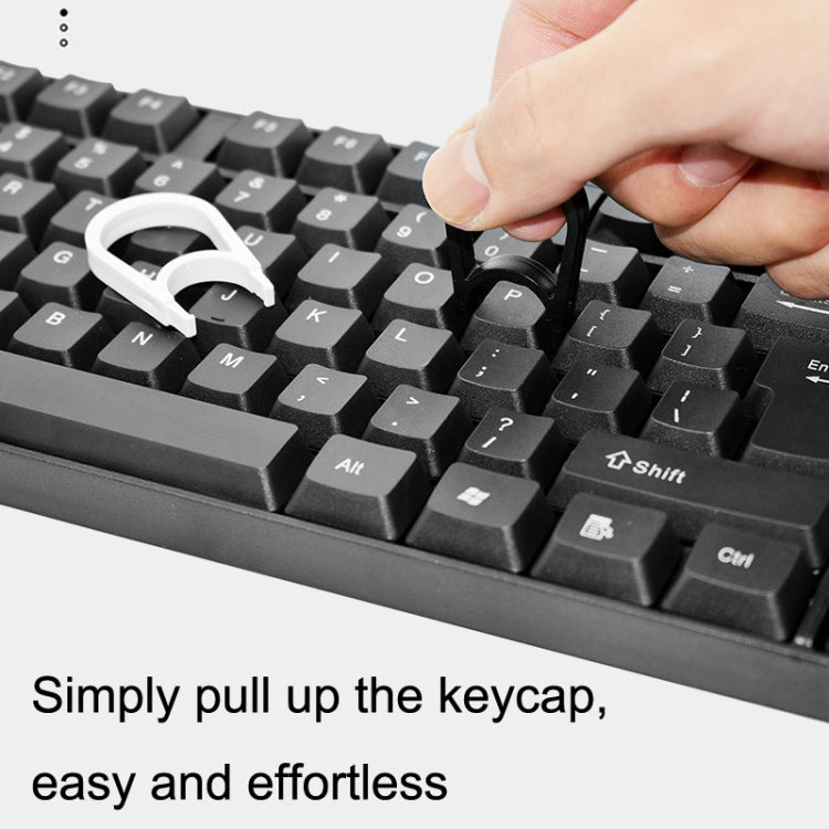 Strumento di rimozione della chiave di pulizia dell'estrattore chiave della tastiera del computer 30PCS, Blac, Black