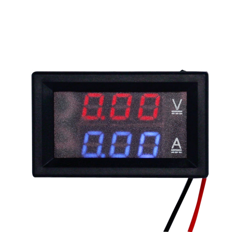 Misuratore di corrente di tensione a doppio display Misuratore di tensione CC digitale, 10A (Red), 10A (Red Blue), 10A (Blue), 50A (Red), 50A (Red Blue), 50A (Blue)