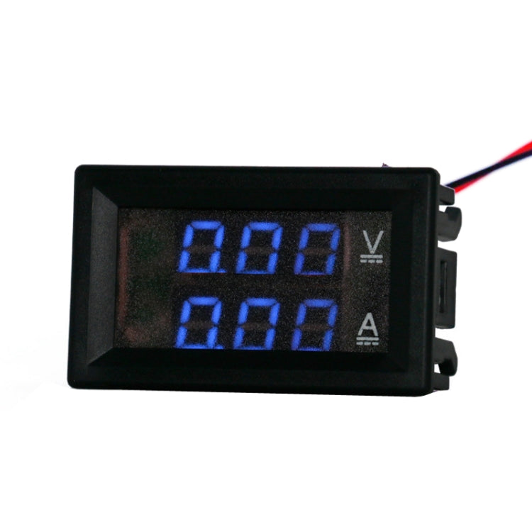 Misuratore di corrente di tensione a doppio display Misuratore di tensione CC digitale, 10A (Red), 10A (Red Blue), 10A (Blue), 50A (Red), 50A (Red Blue), 50A (Blue)