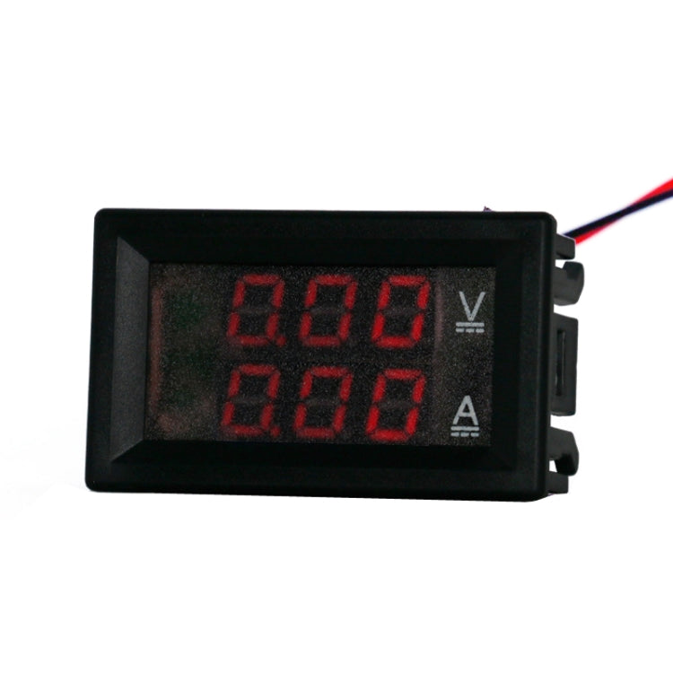 Misuratore di corrente di tensione a doppio display Misuratore di tensione CC digitale, 10A (Red), 10A (Red Blue), 10A (Blue), 50A (Red), 50A (Red Blue), 50A (Blue)