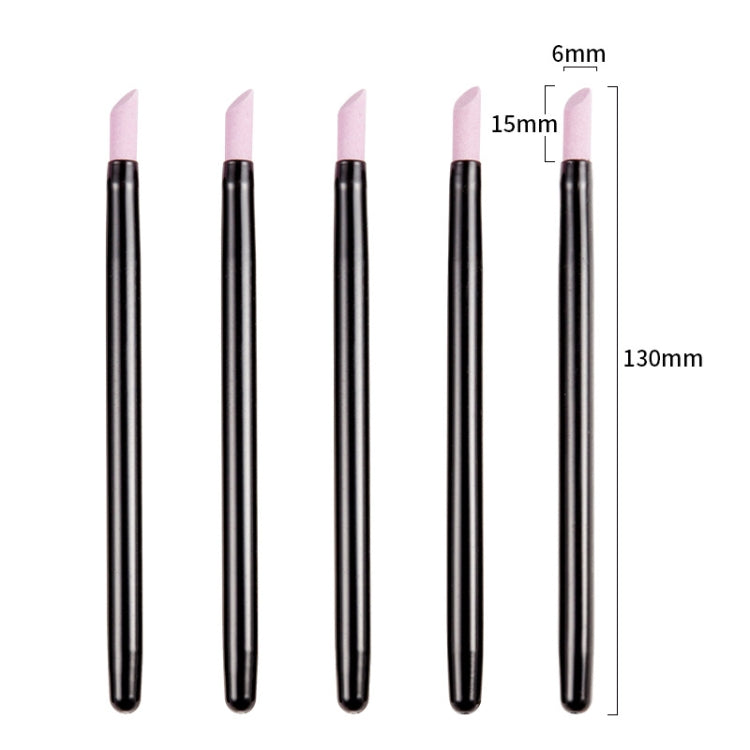 3 PCS 5 in 1 Nail Art Penna per incisione e molatura Penna per lucidatura al quarzo per riparazione unghie