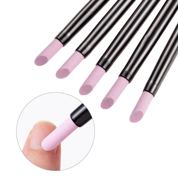 3 PCS 5 in 1 Nail Art Penna per incisione e molatura Penna per lucidatura al quarzo per riparazione unghie