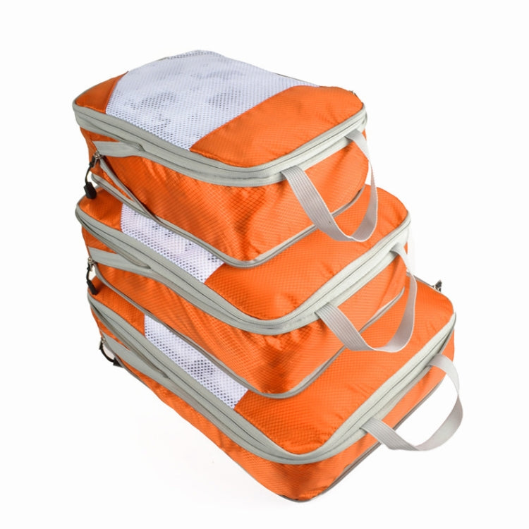 3 pezzi/set borsa da viaggio impermeabile per vestiti a compressione, Orange With Net, Nevy With Net, Pink With Net, Red With Net, Green With Net, Gray With Net, Black With Net, Gray Without Net, Black Without Net, Red Without Net, Blue Without Net
