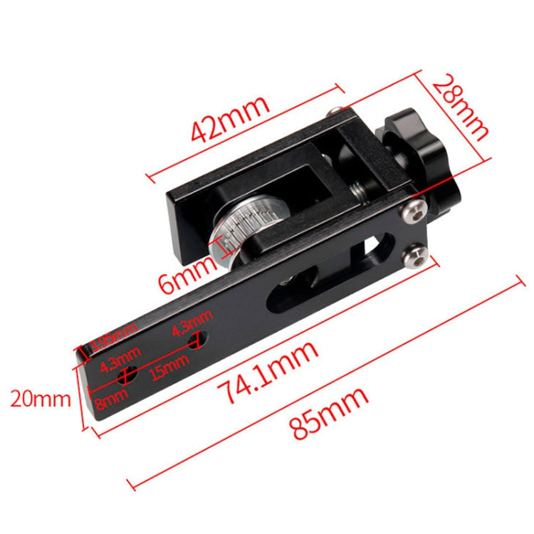 Accessori per stampanti 3D Sincronizza la regolazione dell'allungamento della fascia Dispositivo stretto fisso, Fixed Tight Device Black, Fixed Tight Device Silver)